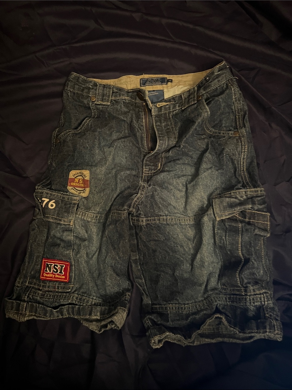 Denim Cargo Shorts - Dark Blue Men’s Shorts
